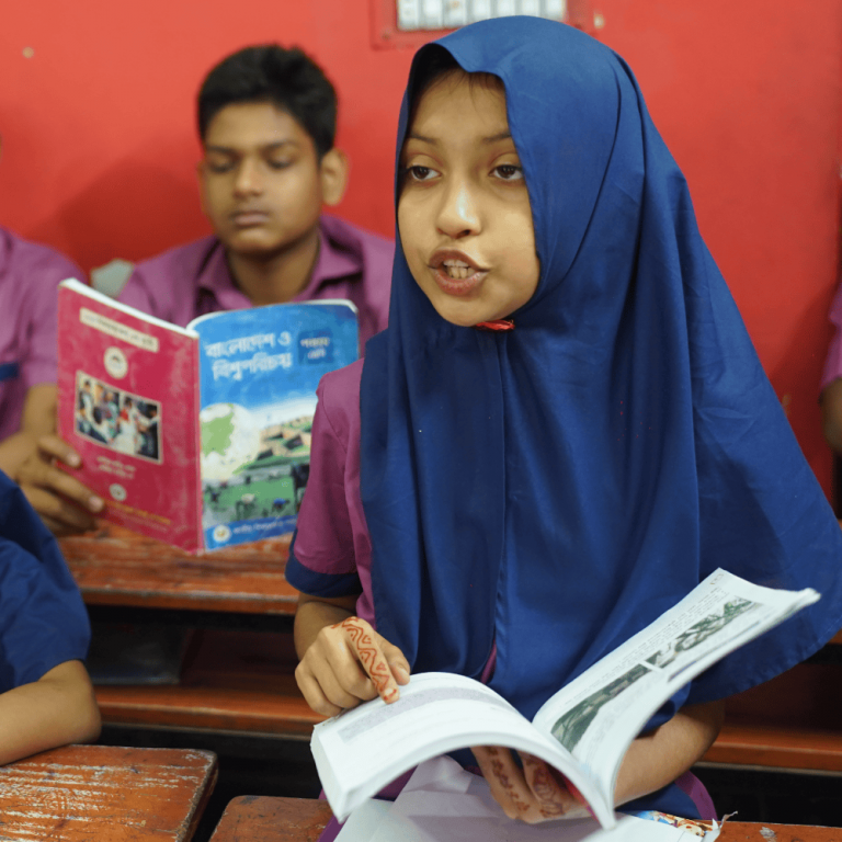 Student Reading Books